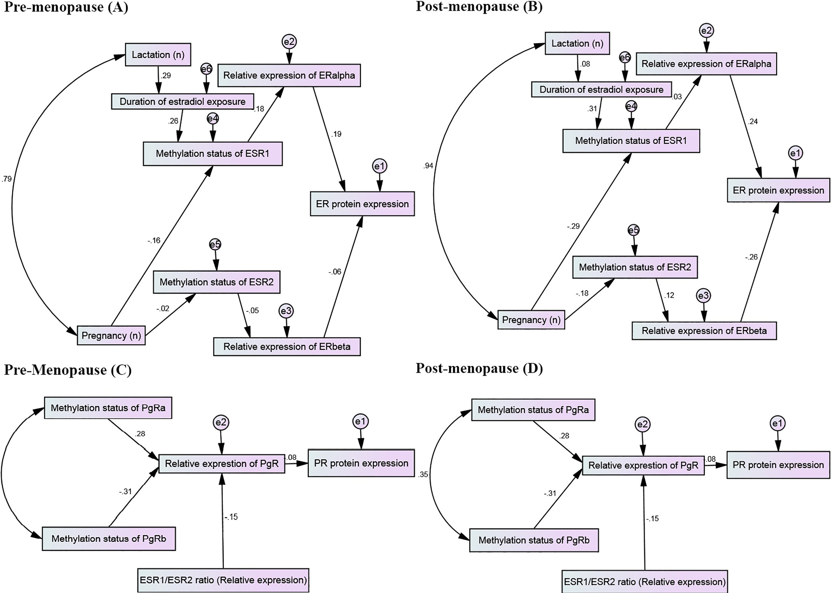 Hypermethylation Pattern Of Esr And Pgr Genes And Lacking Estrogen And 