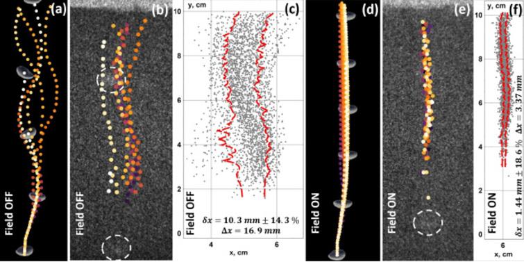 Argon bubble flow in liquid gallium in external magnetic ...