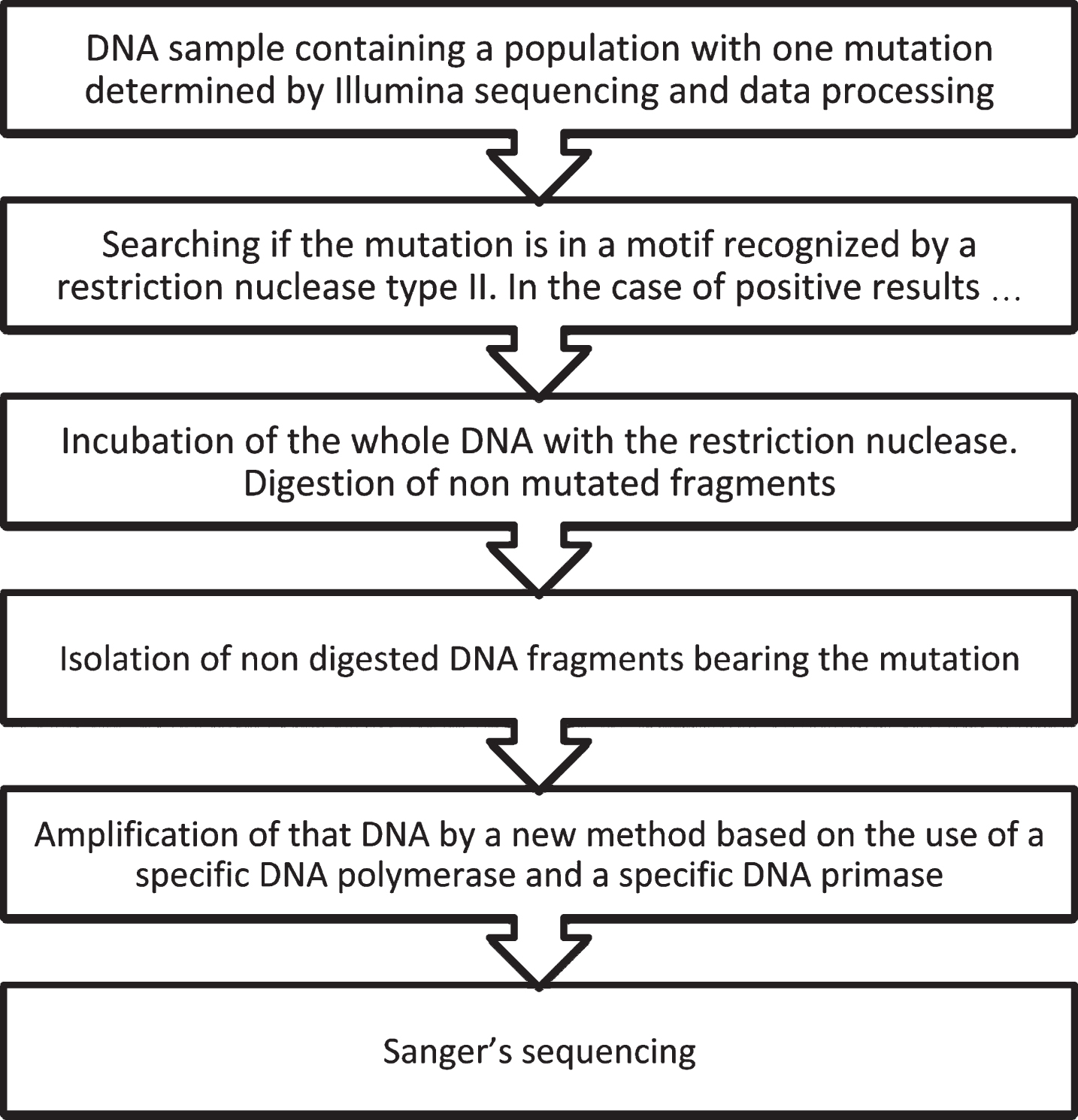 Schematic diagram of the method for validating somatic mutations in the brain characterized by Illumina sequencing.