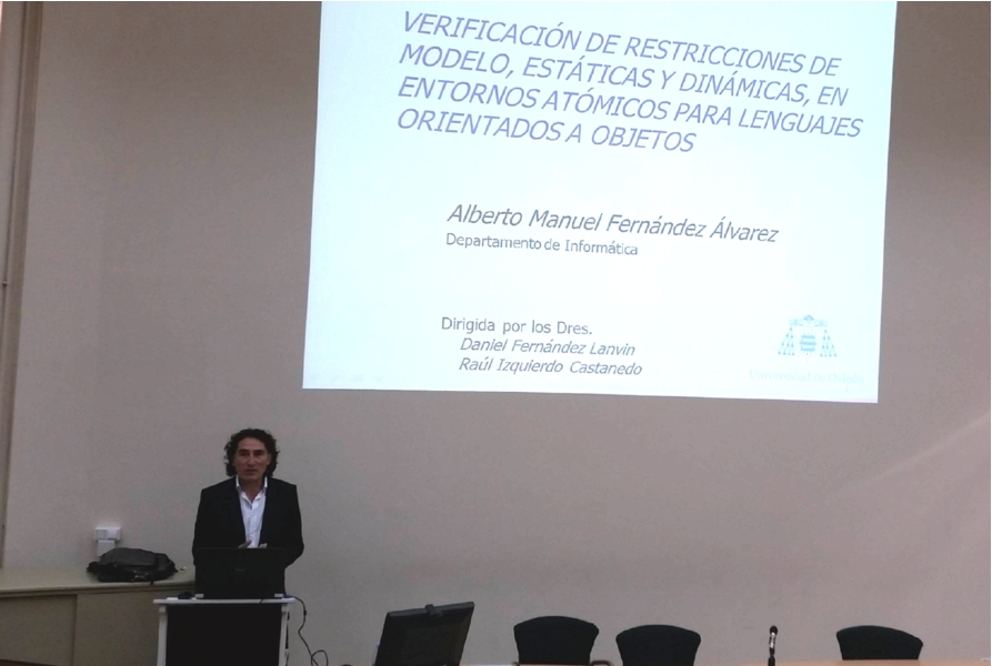 PhD Dissertation defense at the School of Computing of the University of Oviedo.