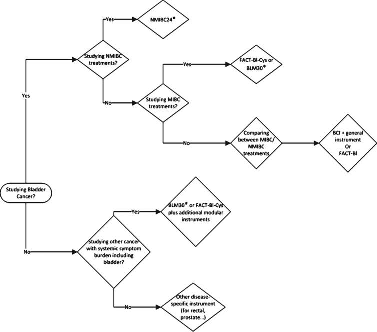Decision tree for instrument selection. *Non-validated.