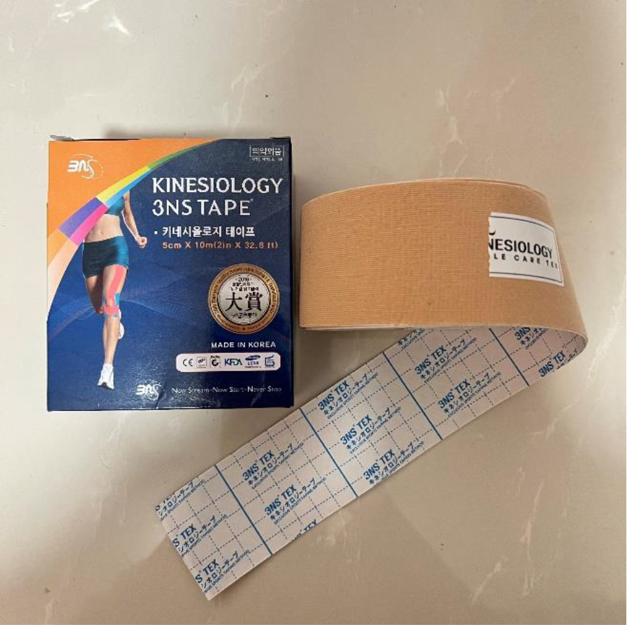 The kinesiology 3NS tape.