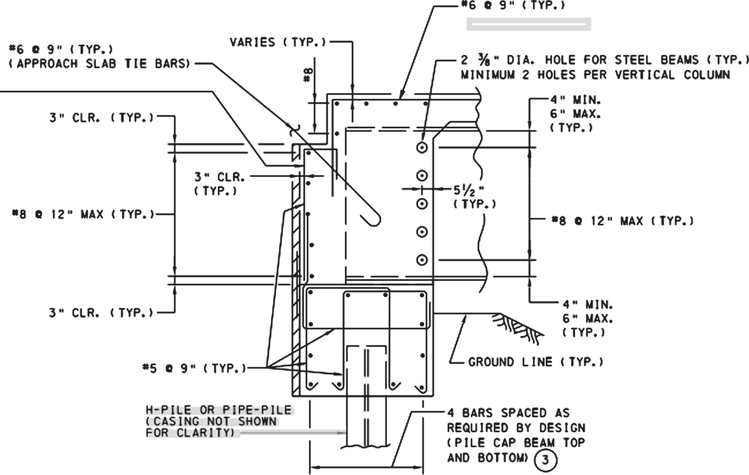 PennDOT integral abutment connection details [16].