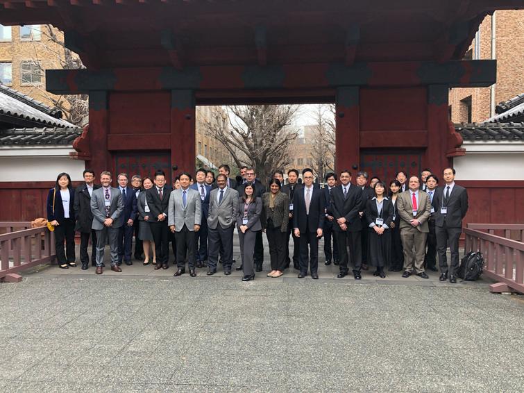 Atendees of the US-Japan meeting held in Tokyo, 2020.