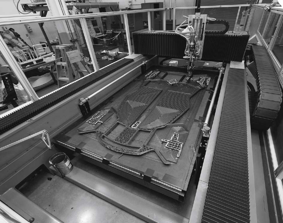 Printer BAAM (Big Area Additive Manufacturing).
