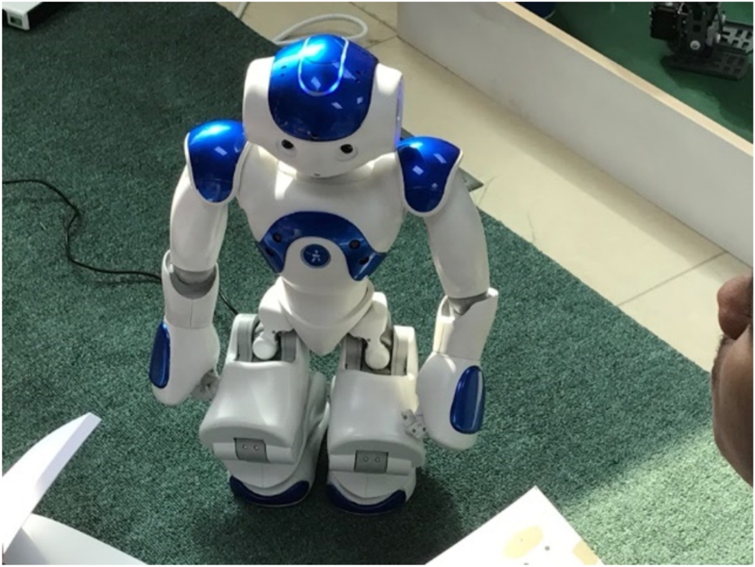 Initial mode of NAO Robot in seated position.