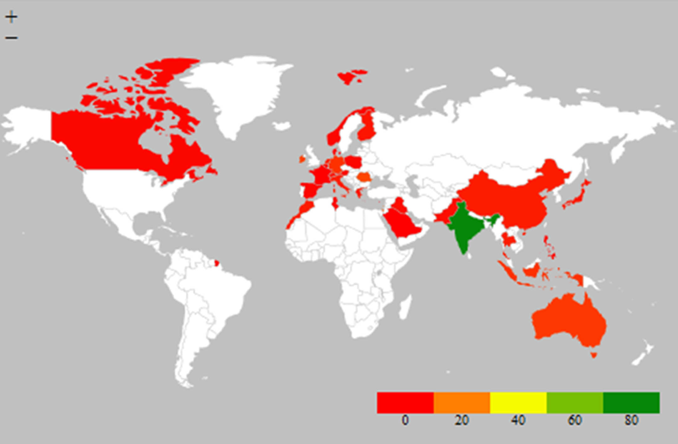 Contributing institutions places of origin.