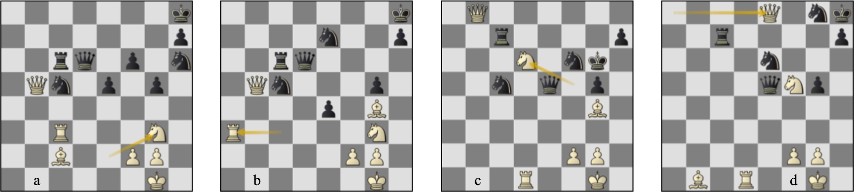 Game 78 St-Lc (a) p41b, (b) p45b, (c) p57b, (d) p63b.
