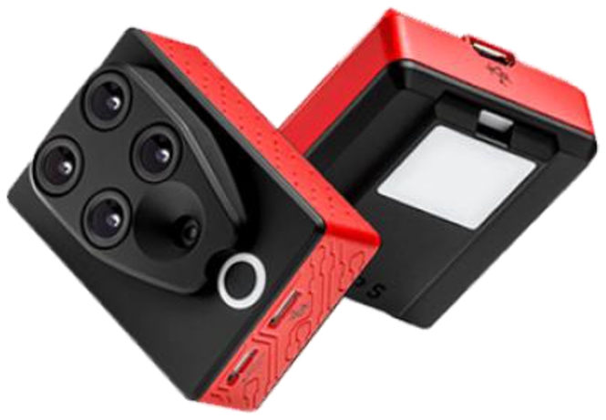 Parrot Sequoia camera (the imaging and sunshine sensors are shown).