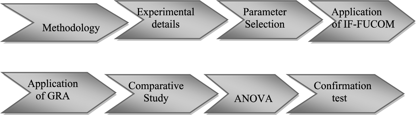 A diagrammatic representation of the methodology.