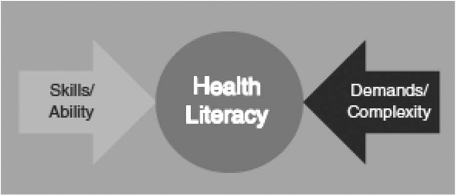 Reproduced from: Parker R. Measuring health literacy: What? So what? Now what? In: Hernandez L., editor. Measures of health literacy: workshop summary, Roundtable on Health Literacy. Washington, DC: National Academies Press; 2009, p. 91–98 [46].