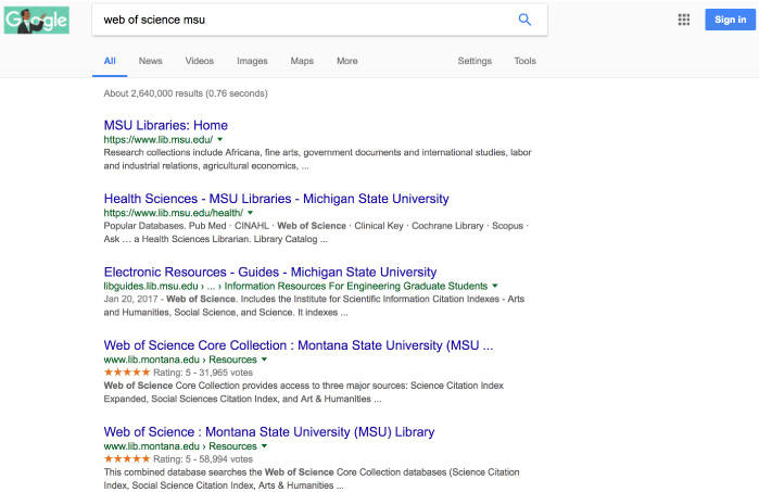 Knowledge Graph information influencing a Search Engine Result Page.
