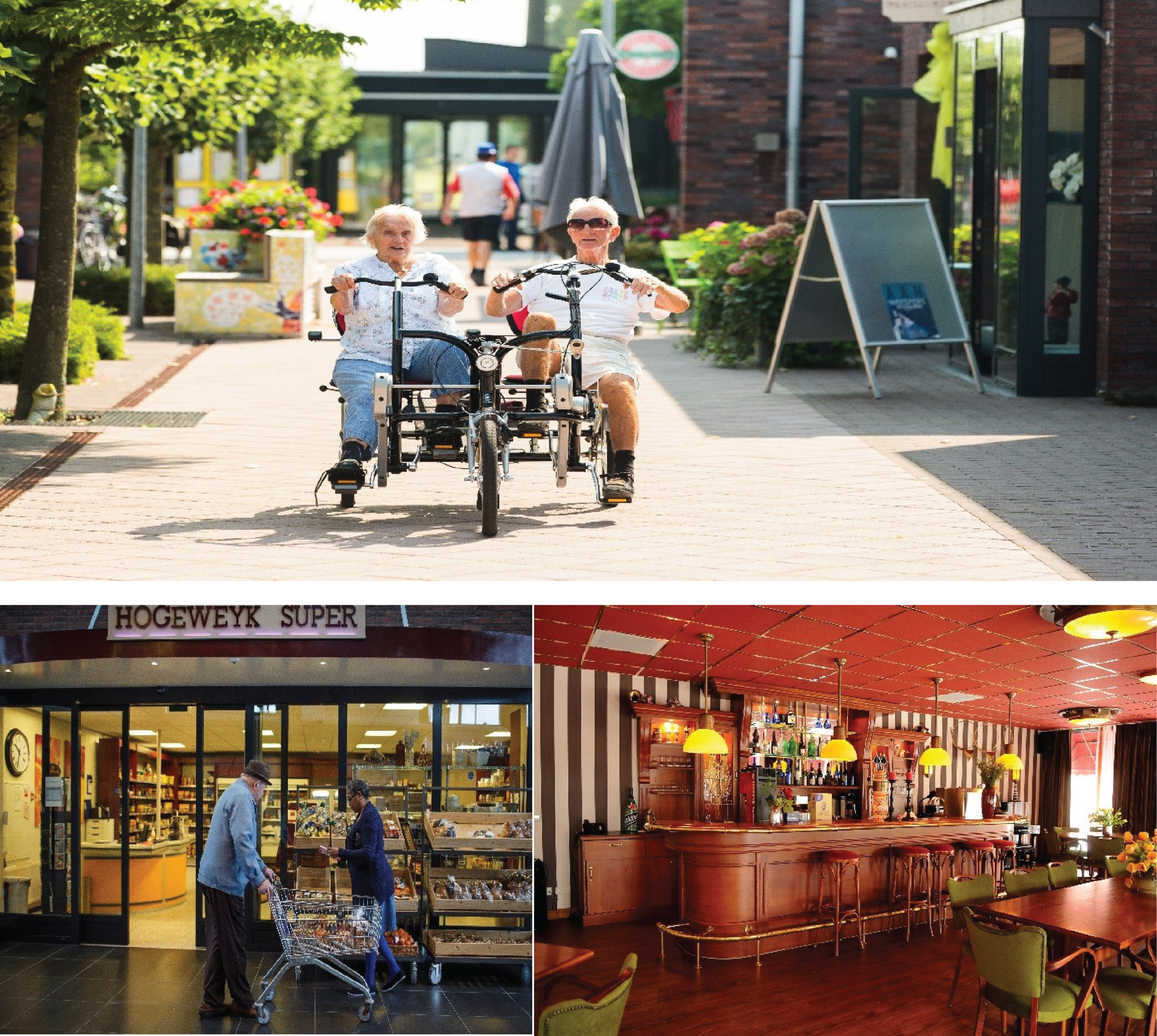 A day in the life of the De Hogeweyk Dementia Village in Weesp, The Netherlands. Reprinted with permission from the Hogeweyk® Care Concept.