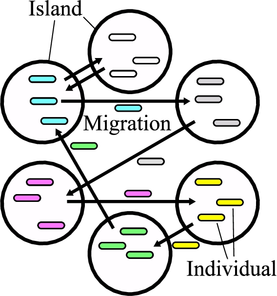 Model of migration in DGA.