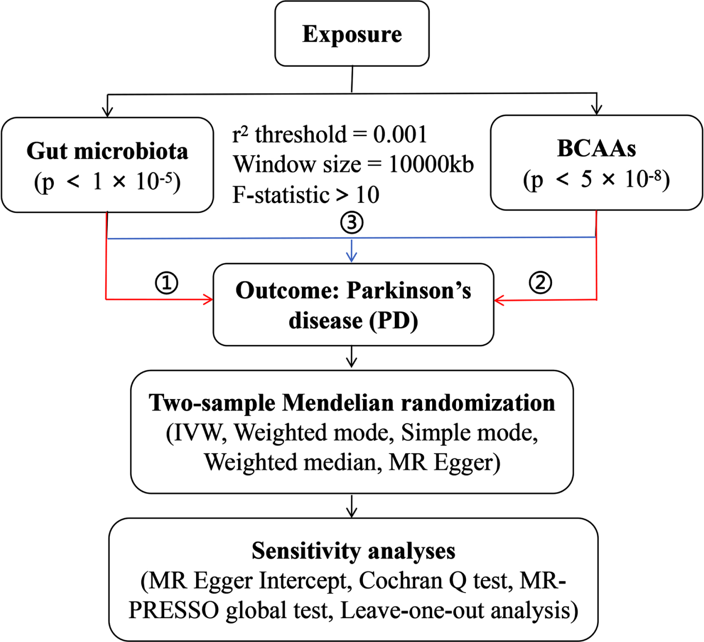 The overall design of MR analysis in the present study.