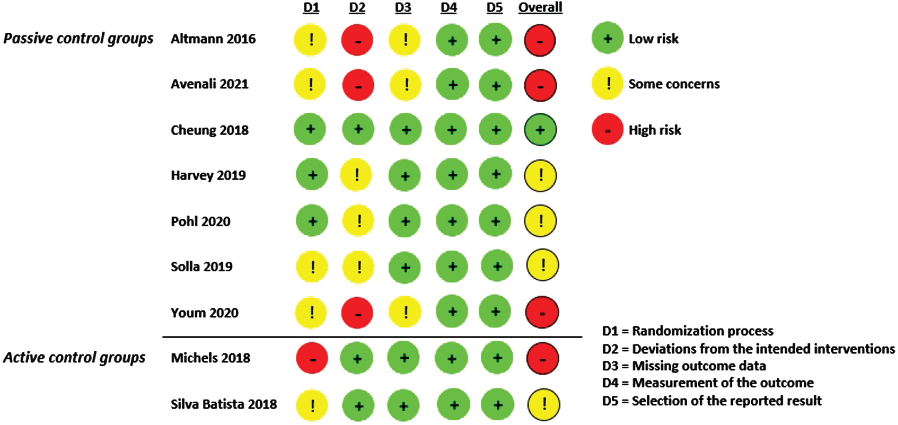 Risk of bias summary.