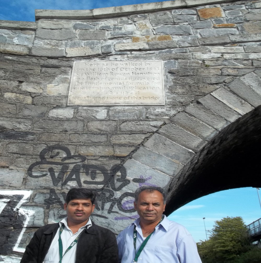 Drs. Hukum Chandra and Sarjinder Singh at ISI 2011 Conference, Ireland.