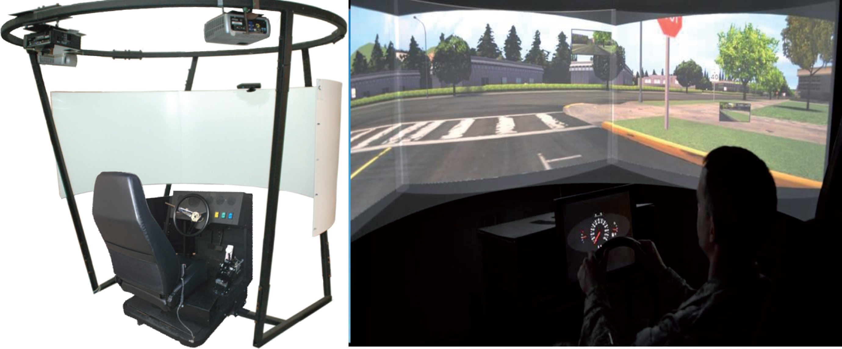 T3 VR Driving Simulator.