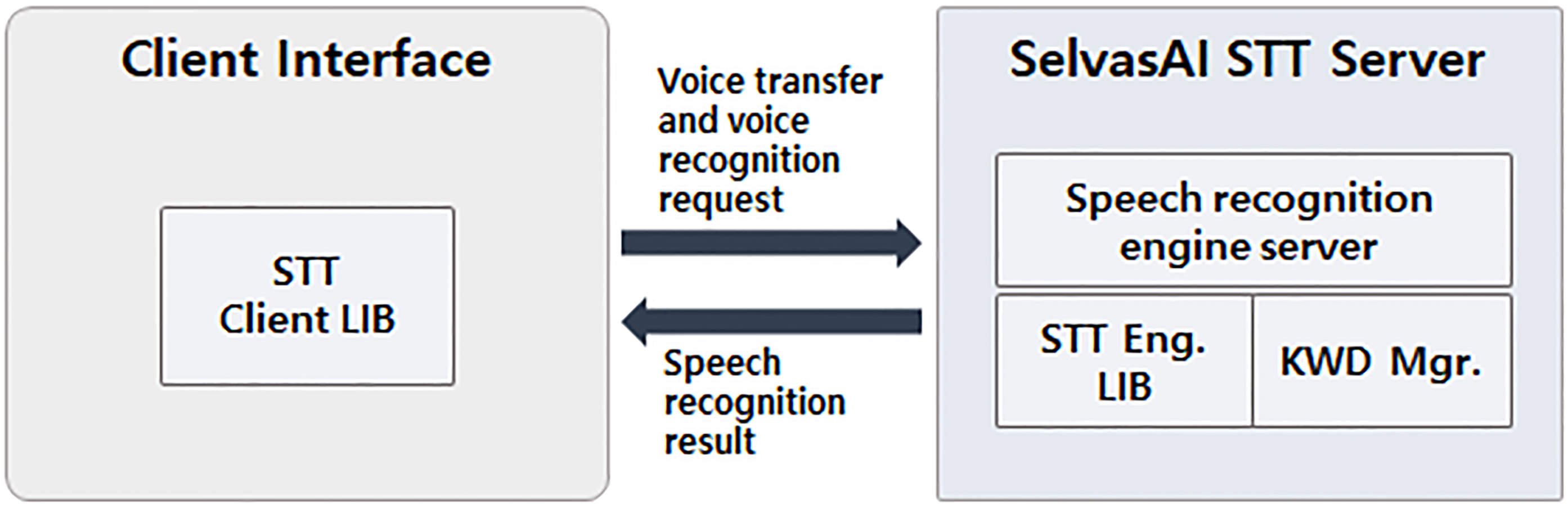 Voice recognition process.