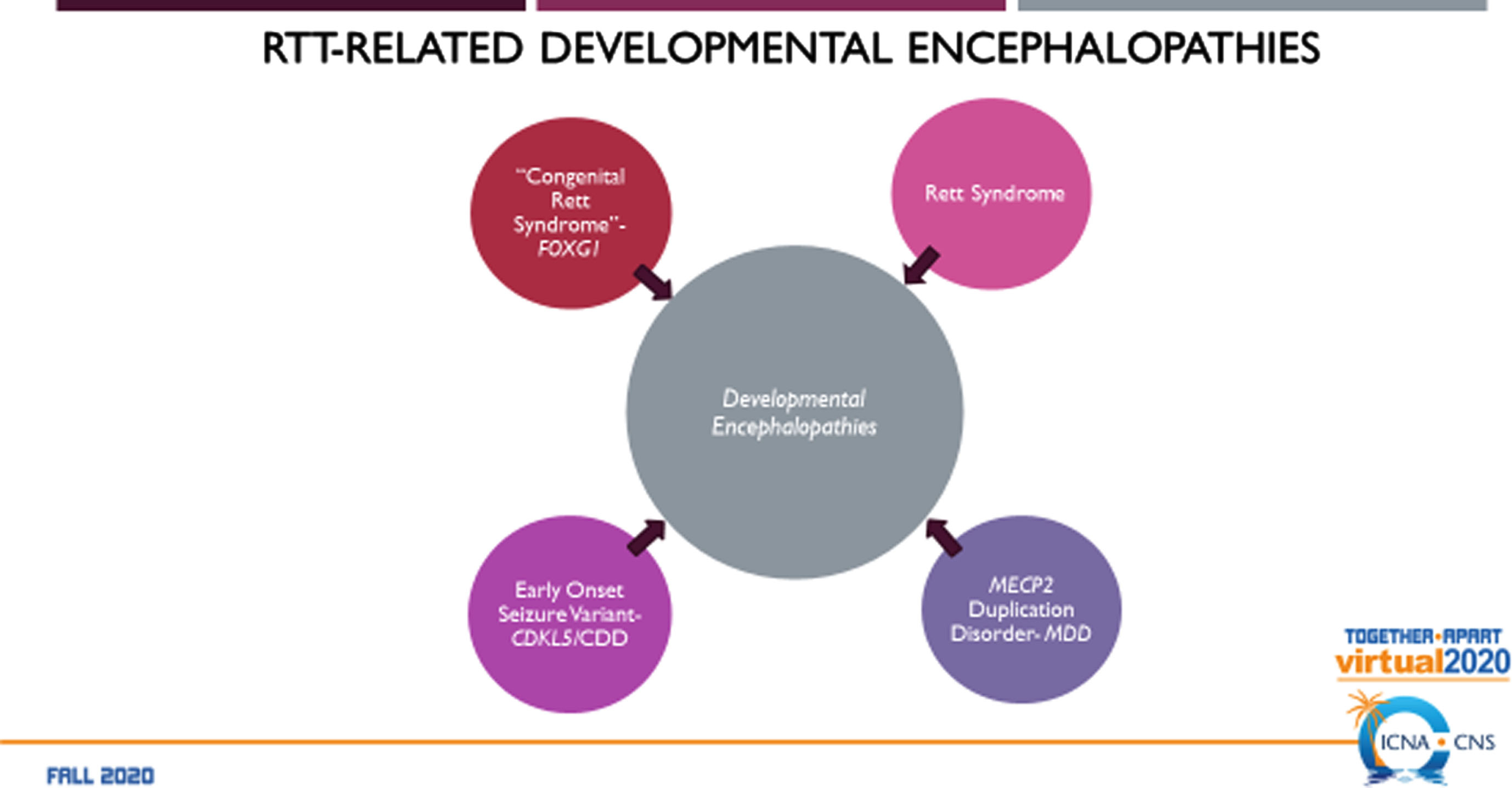 The RTT-Related Developmental Encephalopathies: RTT. MDS. CDD, and FD.